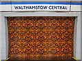 Walthamstow Central tube station - ceramic tiles