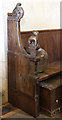 St John the Baptist, Onehouse - Bench end