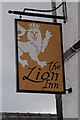 SH8761 : Inn sign, The Lion Inn by Philip Halling