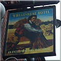 Sign for the Wheatsheaf Hotel
