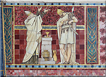 TM1577 : St Nicholas, Oakley - Opus sectile by John Salmon