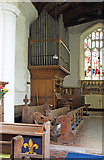 TM1577 : St Nicholas, Oakley - Organ by John Salmon
