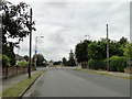 Rushmere Road approaching  the A1214 roundabout