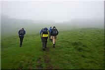 SK1283 : Heading up to the Mam Tor ridge by Bill Boaden