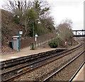 Exit from platform 2, Danescourt railway station, Cardiff