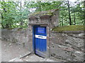 Entrance to "The Blue Door" River Walk