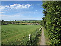 Path towards Castle Cary railway station