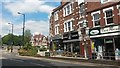 Shops on the corner of Park Road