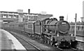 Bournemouth - Sheffield express at Banbury (General) station, 1958