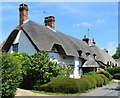 Thatched cottages, Longparish, Hampshire