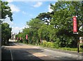TQ7257 : Aylesford: Entrance drive to Preston Hall by Nigel Cox