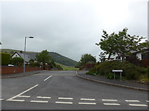 SN6084 : Looking from the B4572 into Close Corwen by Basher Eyre