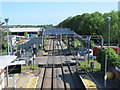 Level crossing at the north end of Cheshunt station