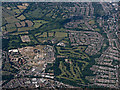 Finchley Golf Club from the air