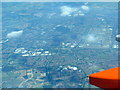 Milton Keynes from above Whaddon Chase