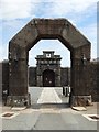 Dartmoor Prison - the historic main gate