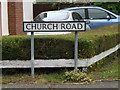 Church Road sign