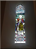SN5981 : St Padarn, Llanbadarn Fawr: stained glass window (e) by Basher Eyre