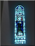 SN5981 : St Padarn, Llanbadarn Fawr: stained glass window (h) by Basher Eyre