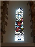 SN5981 : St Padarn, Llanbadarn Fawr: stained glass window (n) by Basher Eyre