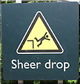 SJ5359 : Sheer Drop at Beeston Castle by Jeff Buck