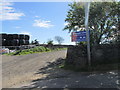 Entrance to Whitegate leisure campsite