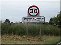 TM0381 : South Lopham Village Name sign by Geographer