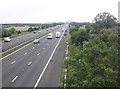 The M5 Motorway, looking north