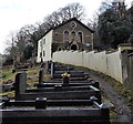 Churchyard and former church, Woodfieldside, Blackwood