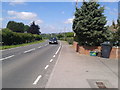 Car on the A361, heading towards Ashcott