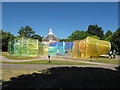 TQ2679 : Serpentine Gallery Pavilion 2015, outside view by David Hawgood