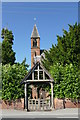 Lych gate of the Holy Trinity Church, East Cowick