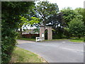 Road entrance to Craigweil Estate on Barrack Lane