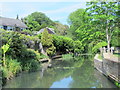 The River Lea (or Lee) upstream of the old mill