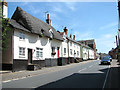 Terraced cottages in Magdalen Street, Eye