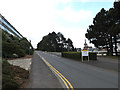 SN5981 : University entrance road at Aberystwyth University by Geographer