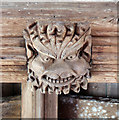 TL4731 : St Mary & St Clement, Clavering - Roof boss by John Salmon