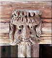 TL4731 : St Mary & St Clement, Clavering - Roof boss by John Salmon