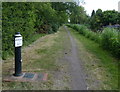 Trent & Mersey Canal Milepost along the towpath