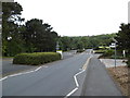 SN5981 : Aberystwyth University entrance road by Geographer