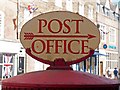 Post office direction sign