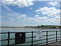 Advertising signs on the seafront