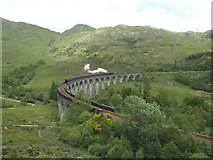 NM9081 : Steam train on Glenfinnan viaduct by Malc McDonald