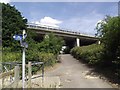 Cycle Route 641 passes beneath the M4