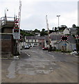 Foreshore side of Ferryside railway station level crossing