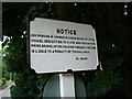 Grand Union Canal warning sign at Winkwell Swing Bridge 147