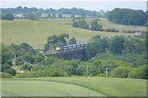 NU2212 : Train crosses the viaduct by DS Pugh