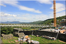 SH5831 : New footbridge over the east ditch of Harlech Castle by Jeff Buck