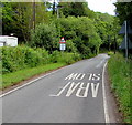 Bends for one mile ahead east of Ferryside