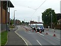 Remedial work on the tramway on Middle Street